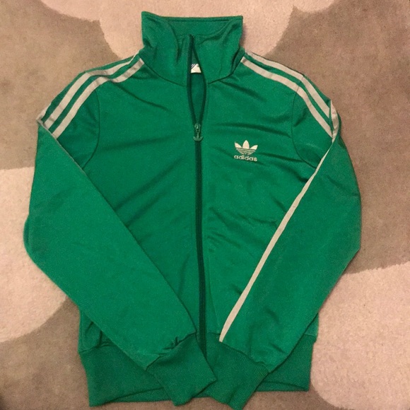 adidas original green tracksuit